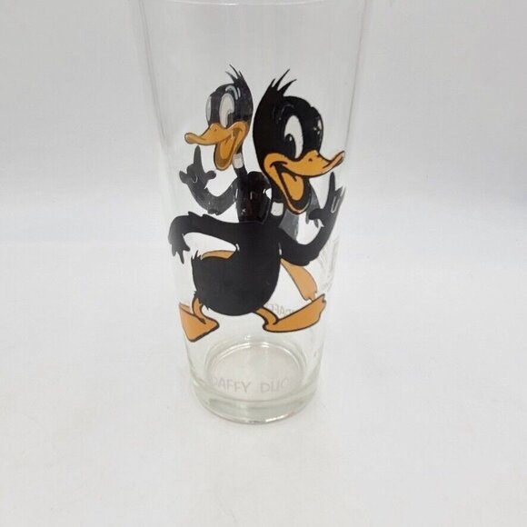 Vintage Warner Brothers Glass Daffy Duck 1973 Pepsi Collector Series 12 oz - Picture 5 of 7